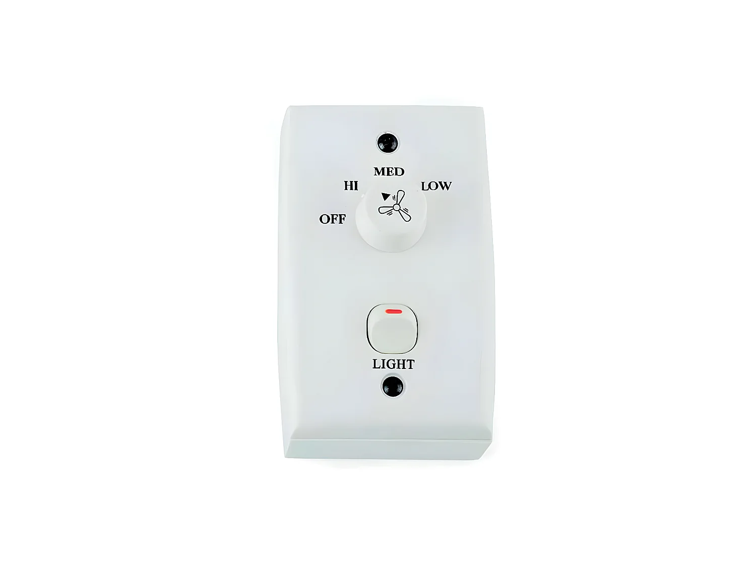 Ventilatore AC ECO INDUS bianco 3 velocità Controller da parete Faro