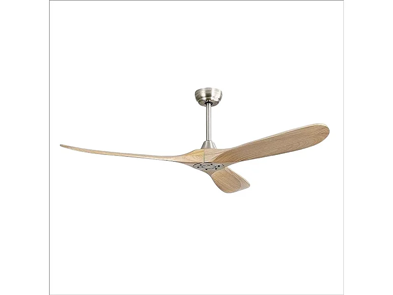 Ventilateur sans lumière MARIN DC Nickel-Haya 5 Speeds FABRILAMP