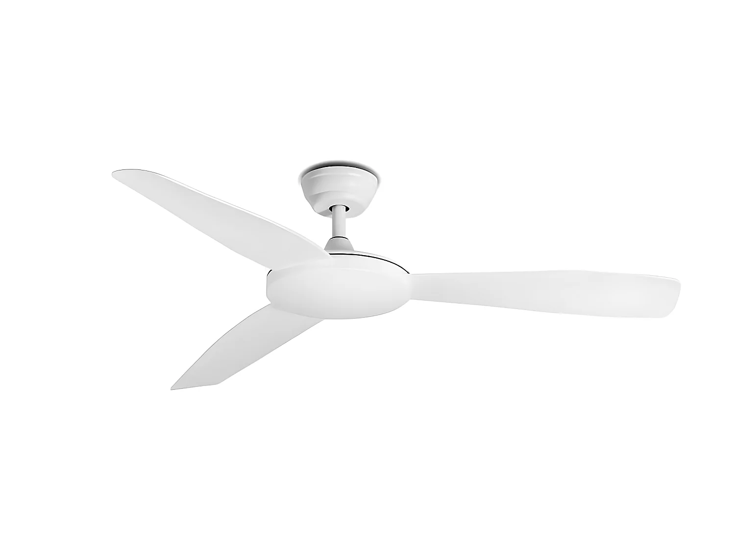 Ventilateur islot blanc sans lumière avec moteur CC FARO