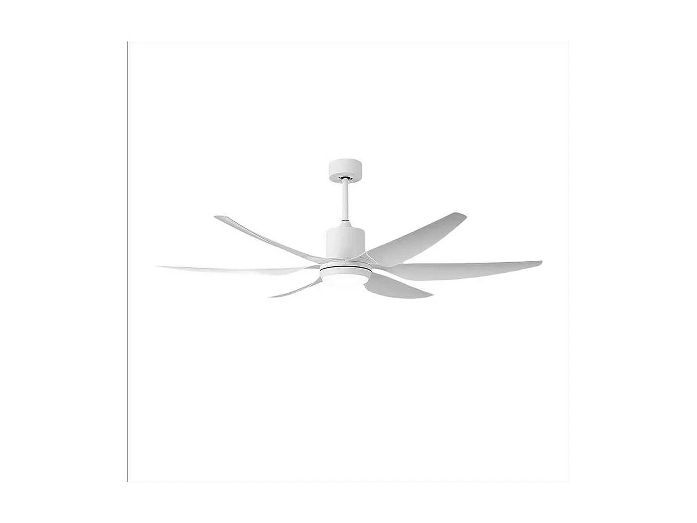 Très grand ventilateur DC OTTO LED blanche à mémoire de couleur et minuterie d'arrêt Fabrilamp