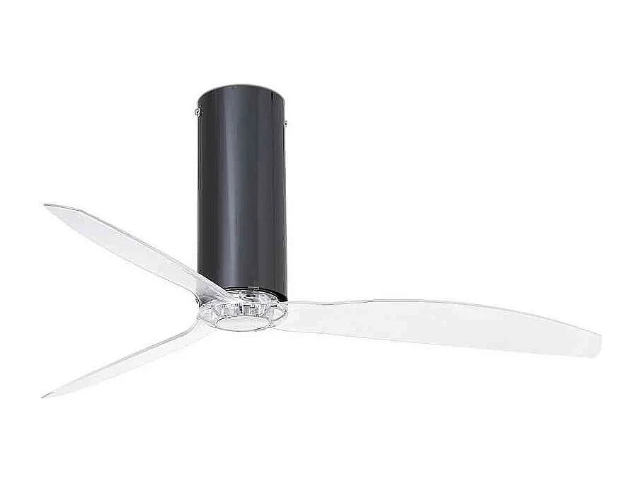 TUBE FAN M Ventilateur DC noir brillant/transparent