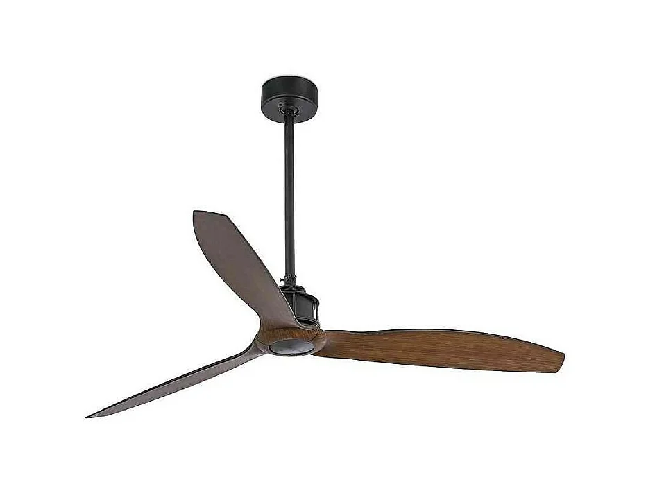 JUST FAN M Schwarz/Holz DC-Lüfter