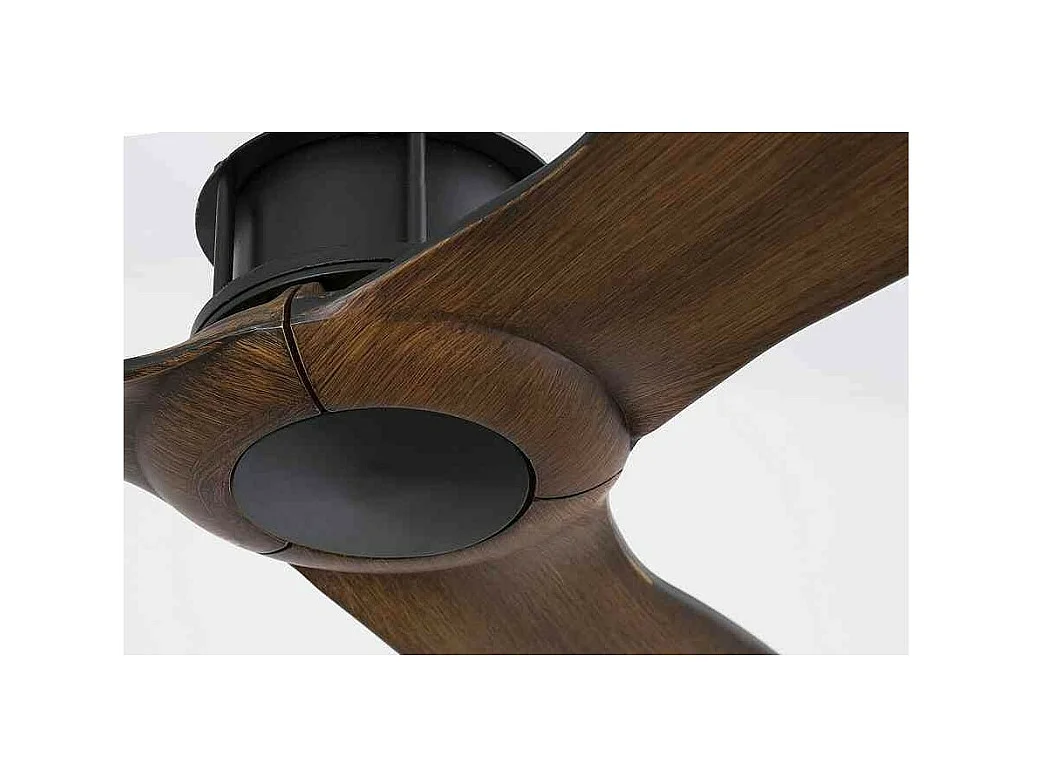 JUST FAN M Schwarz/Holz DC-Lüfter