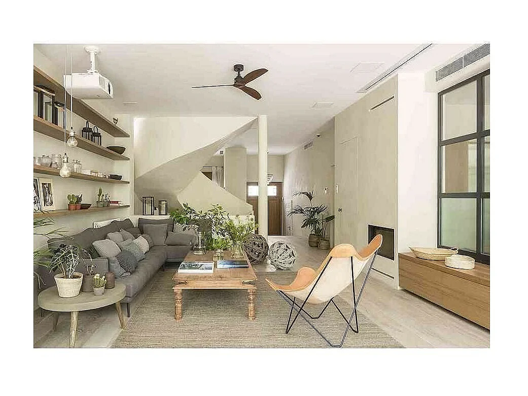 JUST FAN M Ventilateur DC noir/bois