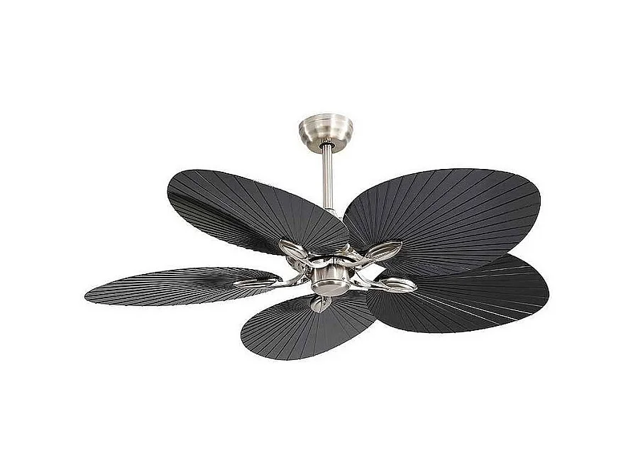 Fan DC CHAW nichel LED CCT regolabile memoria colore Fabrilamp