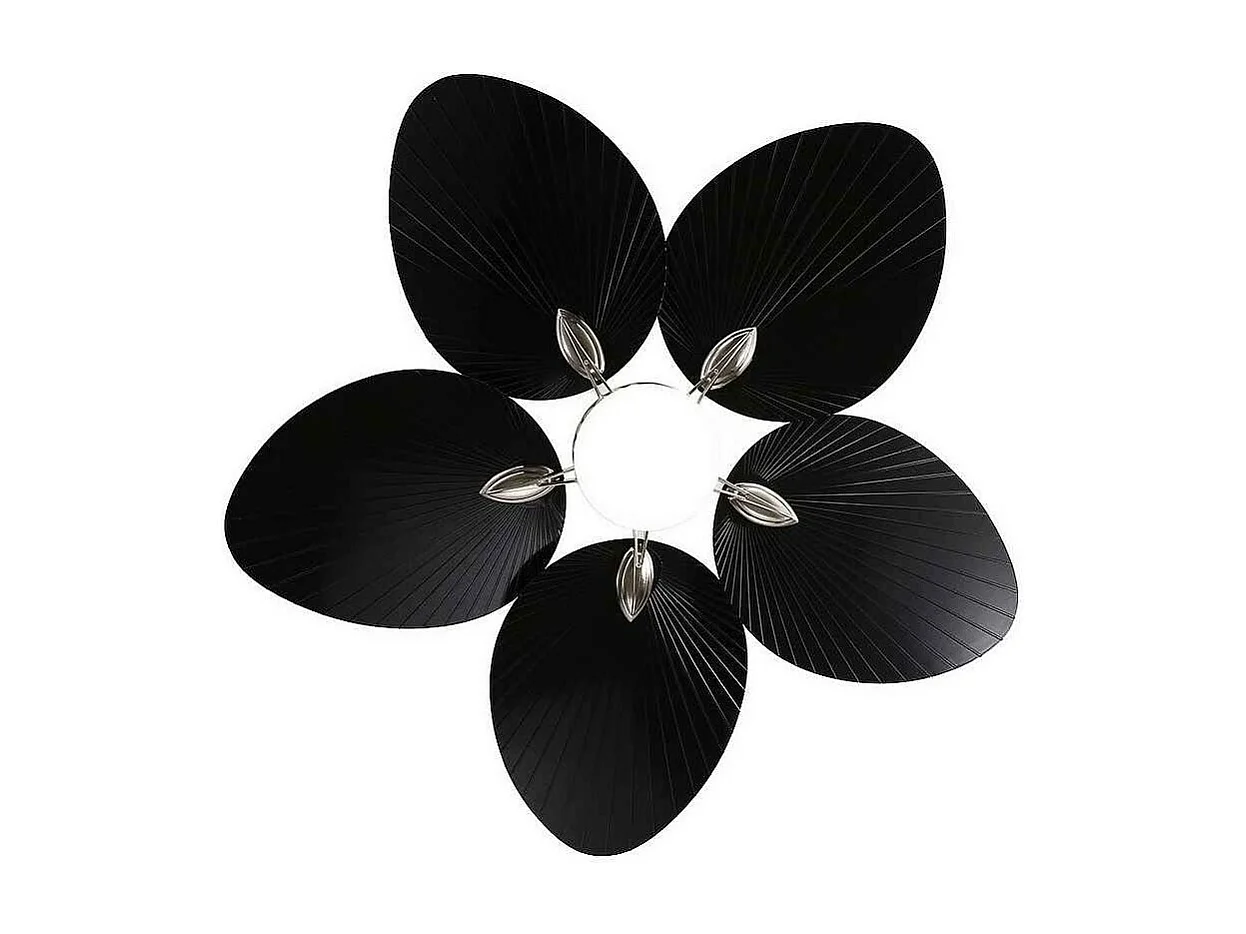 Fan DC CHAW nichel LED CCT regolabile memoria colore Fabrilamp