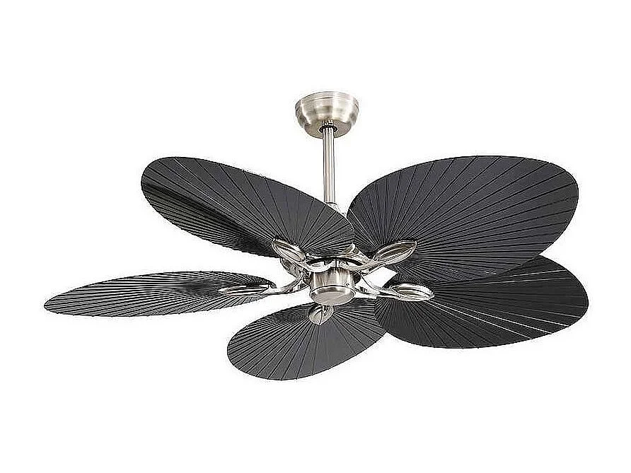 Fan DC CHAW nichel LED CCT regolabile memoria colore Fabrilamp