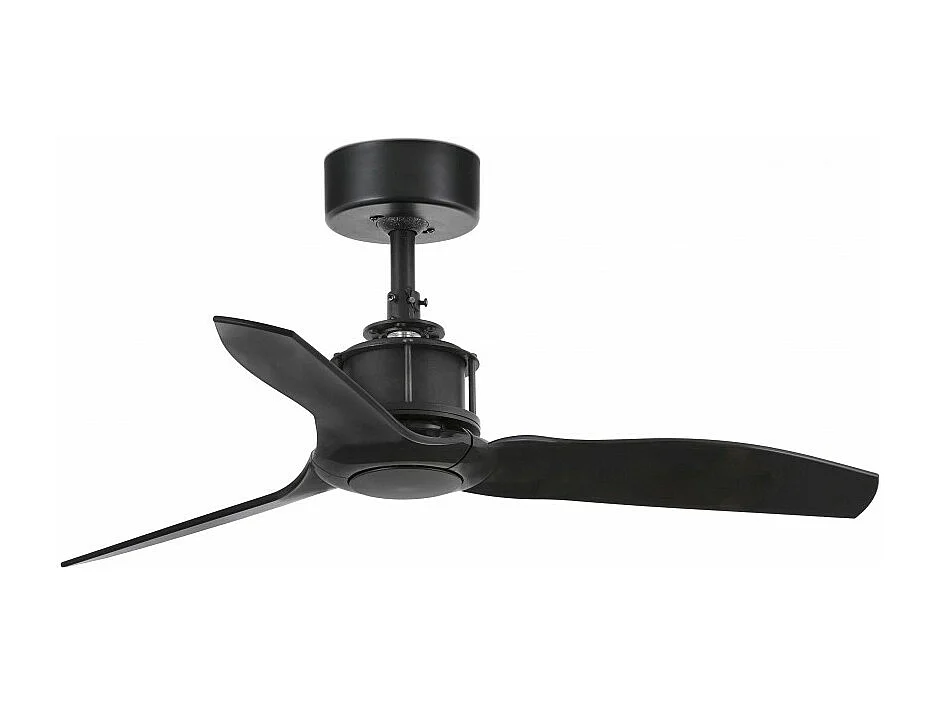 DC JUST FAN XS ventilateur télécommandé noir à pales réversibles FARO