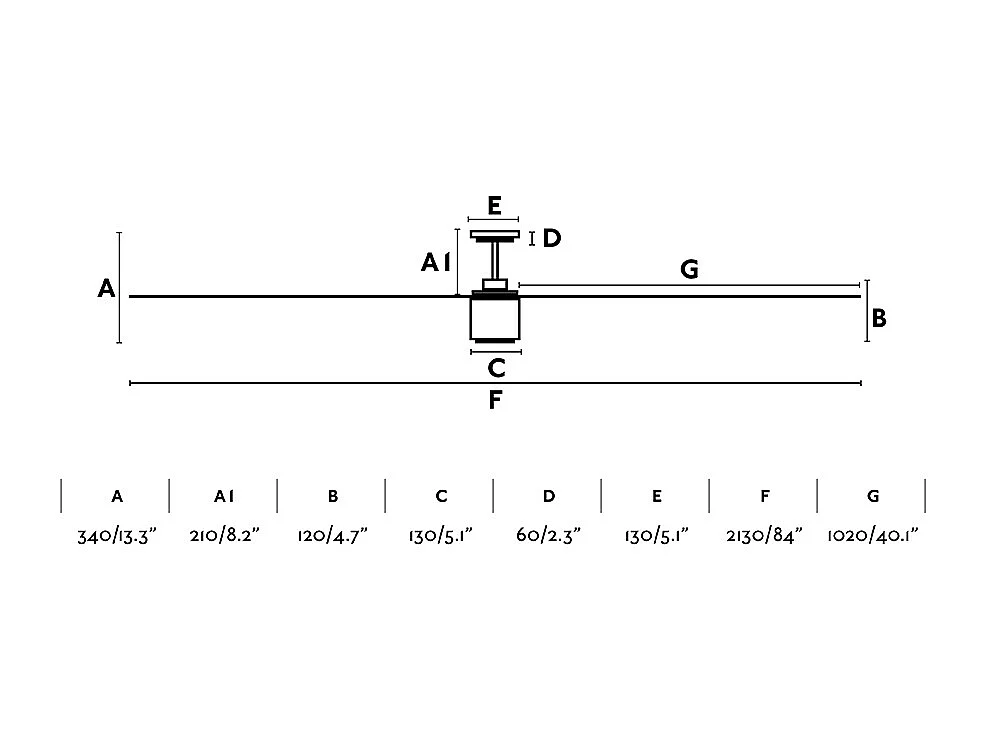 DC ATTOS XL ventilateur dimmable led blanche 6 vitesses CCT dimmable FARO