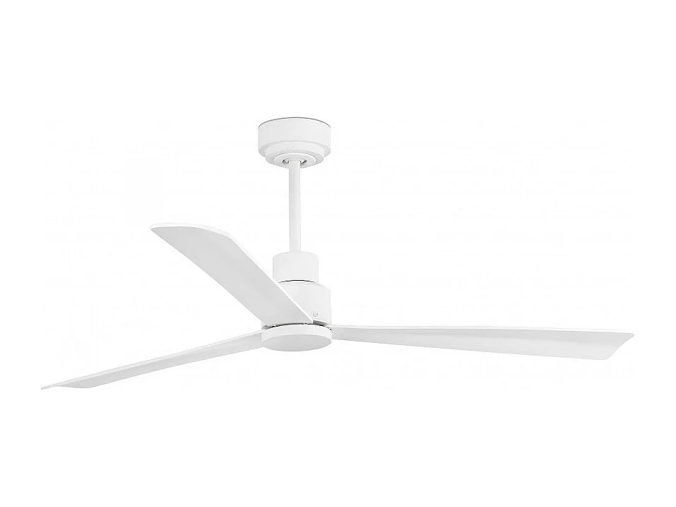 Ventilateur moteur DC NASSAU BLANC sans lumière 3 PALES FARO