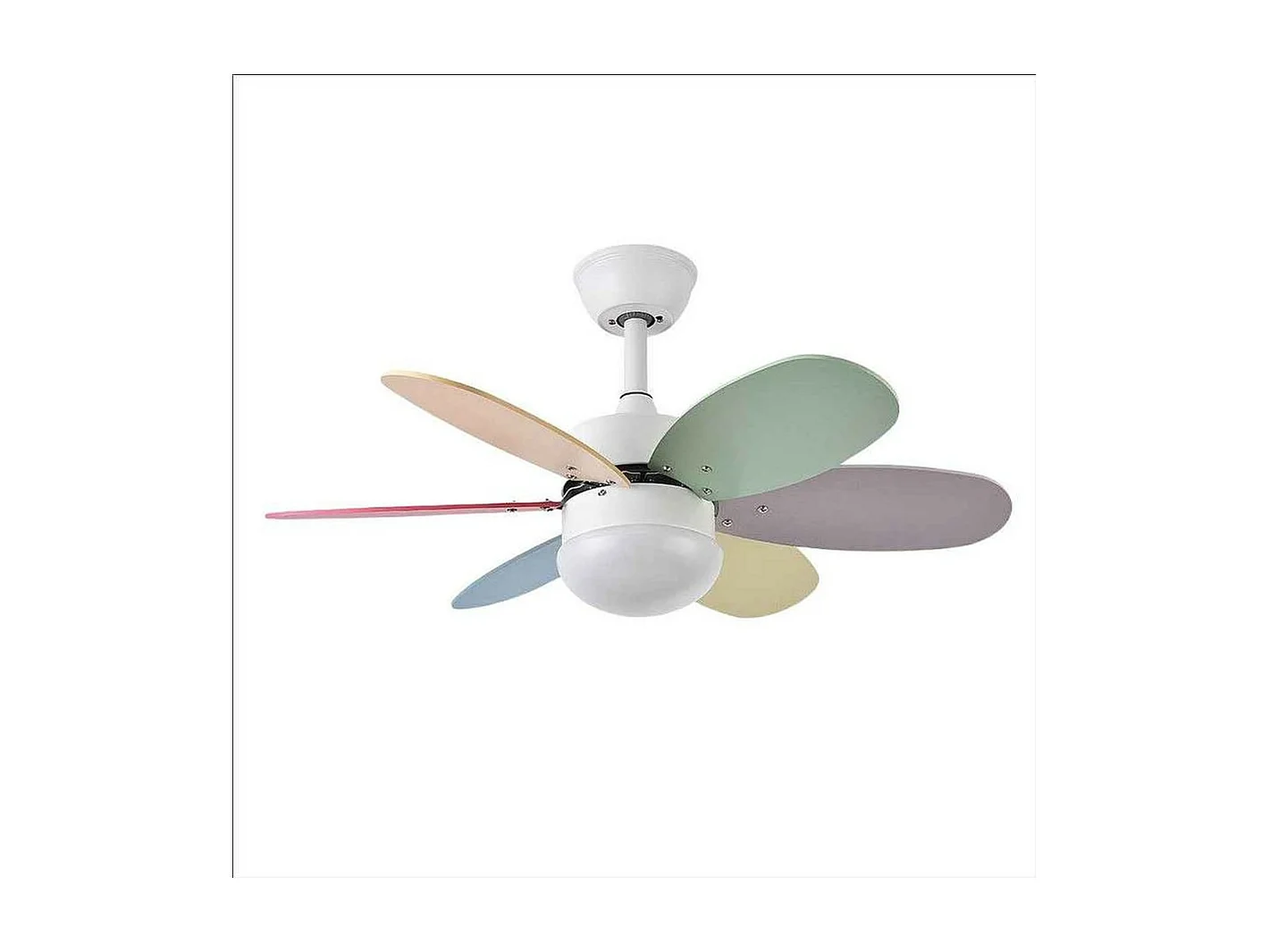 Fan DC ALVES bianco colori E27 telecomando e timer Fabrilamp