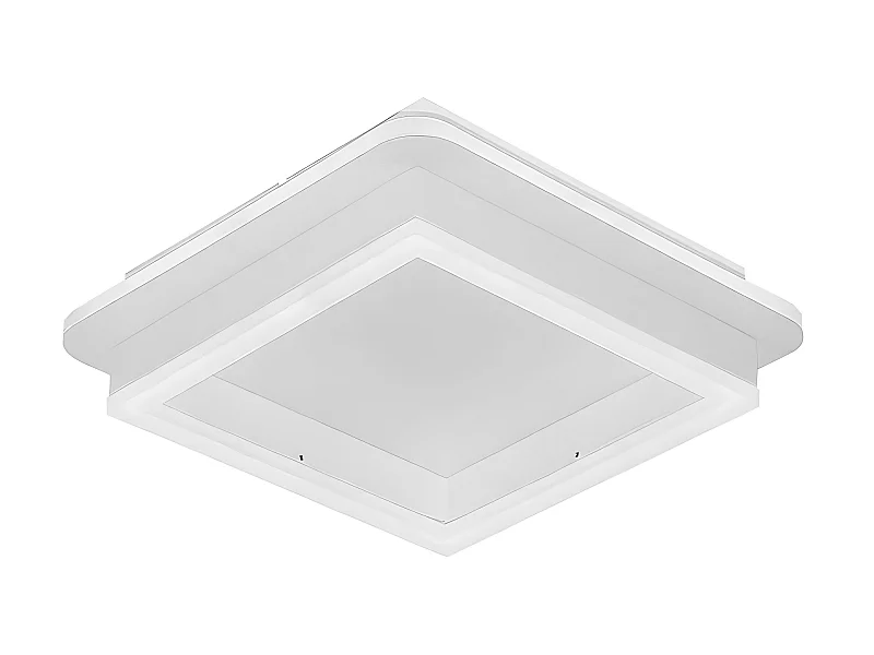 Plafondd de forme carrée 41w Elma finition série White FABRILAMP