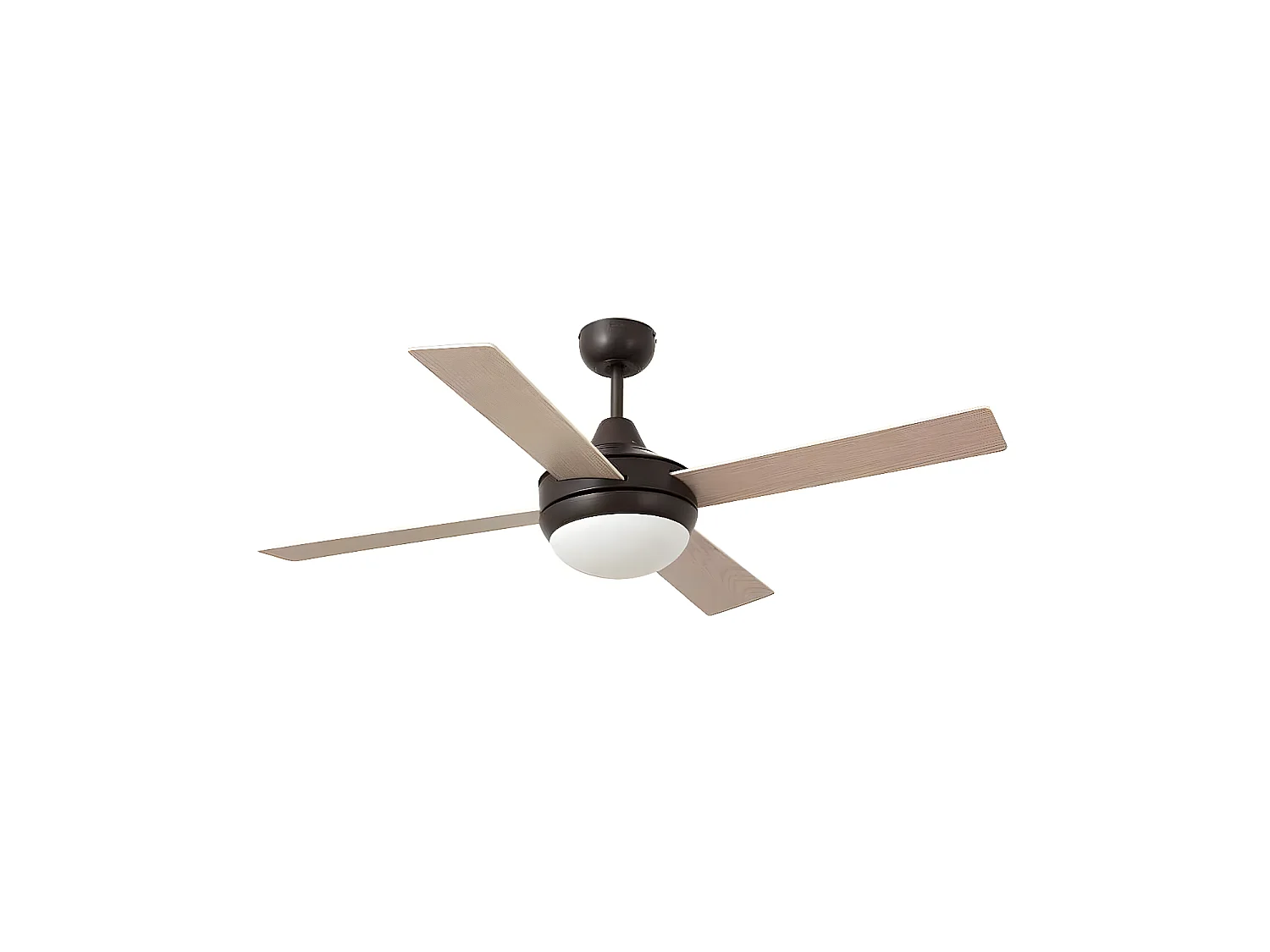 ICARIA AC ventilateur marron pales réversibles télécommande Faro