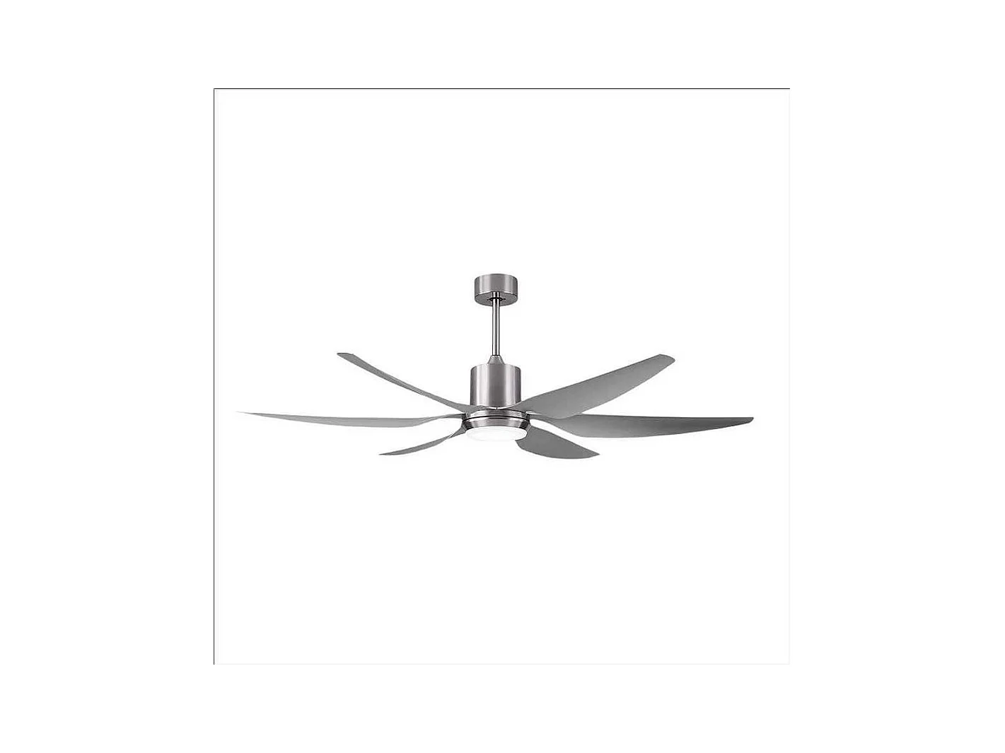 Ventilador Extragrande Dc Otto Niquel Led Memoria De Color Y Temporizador Apagado