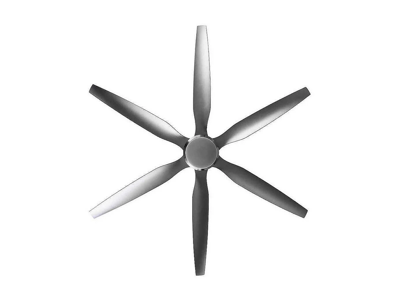 Ventilador Extragrande Dc Otto Niquel Led Memoria De Color Y Temporizador Apagado