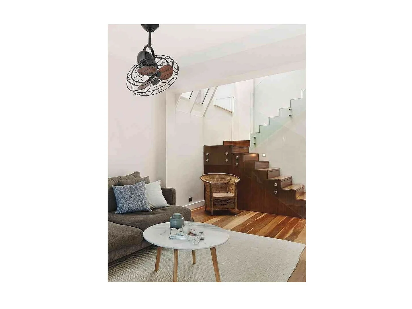 Éventail KEIKI S marron