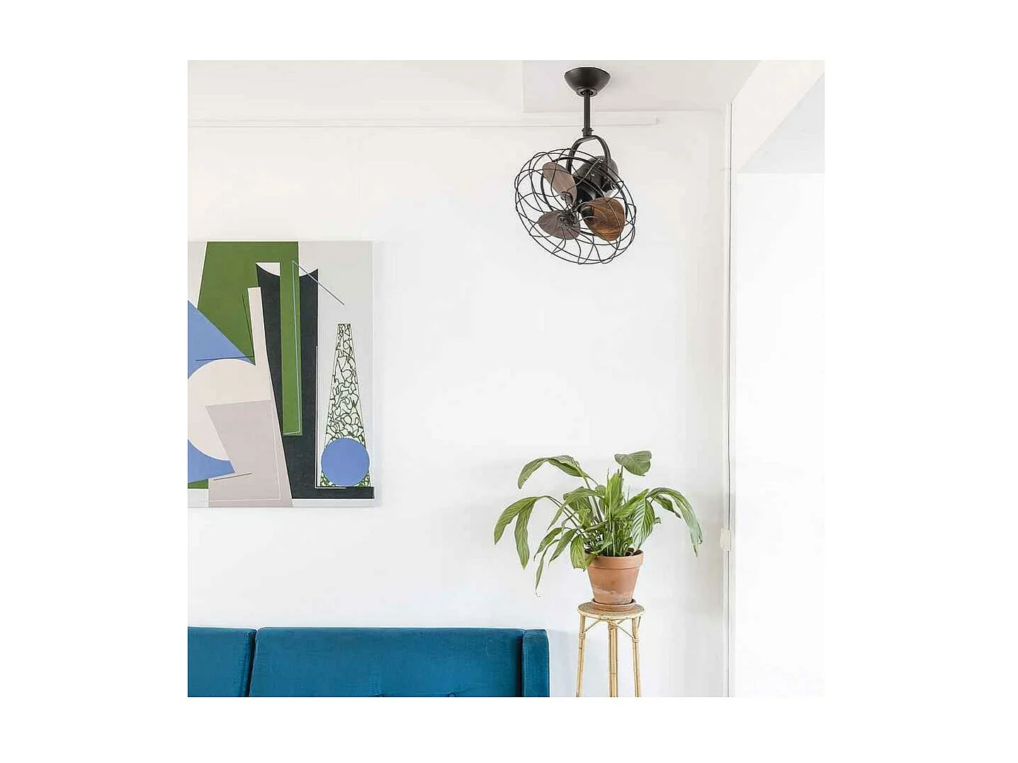 Éventail KEIKI S marron