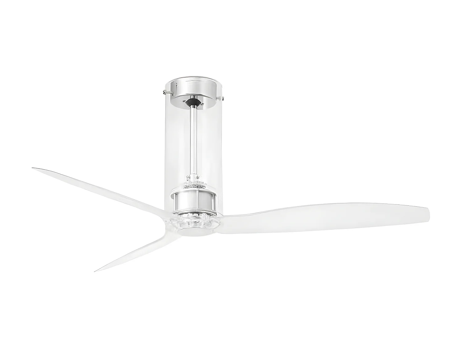 Ventilatore a tubo con motore DC trasparente, senza luce FARO