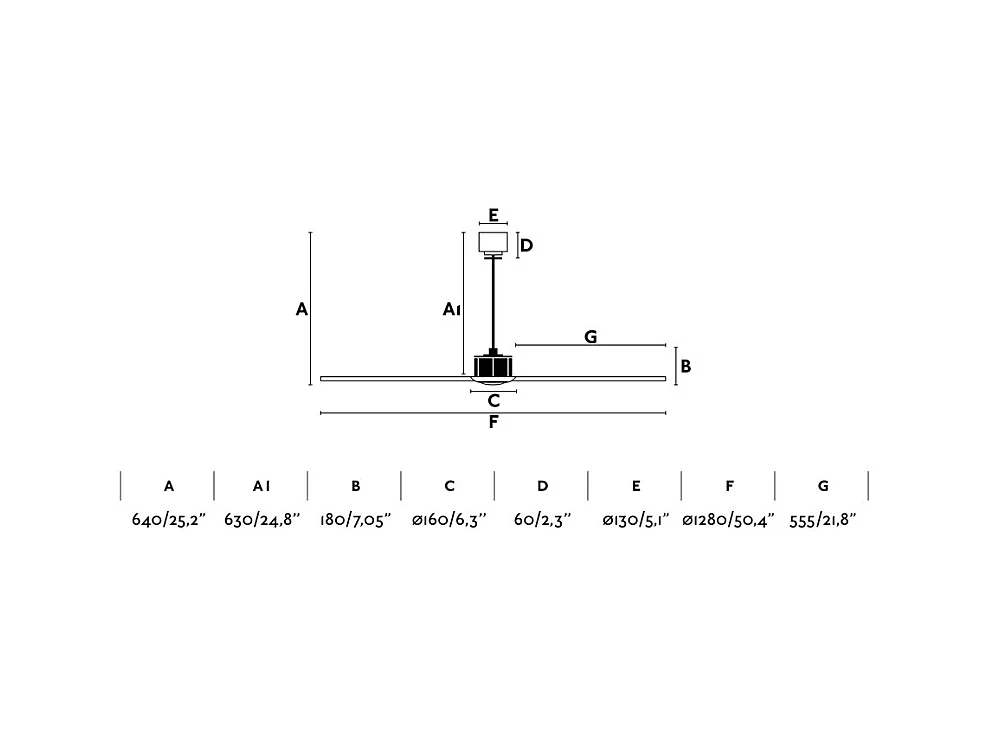 JUST FAN M Ventilateur DC vieil or/bois