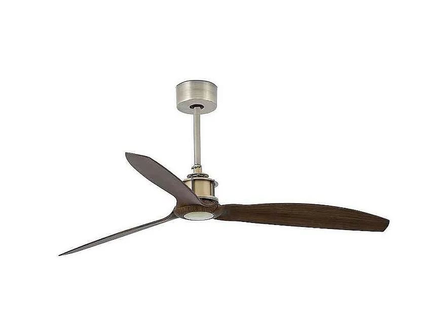 JUST FAN M Alter DC-Lüfter aus Gold/Holz