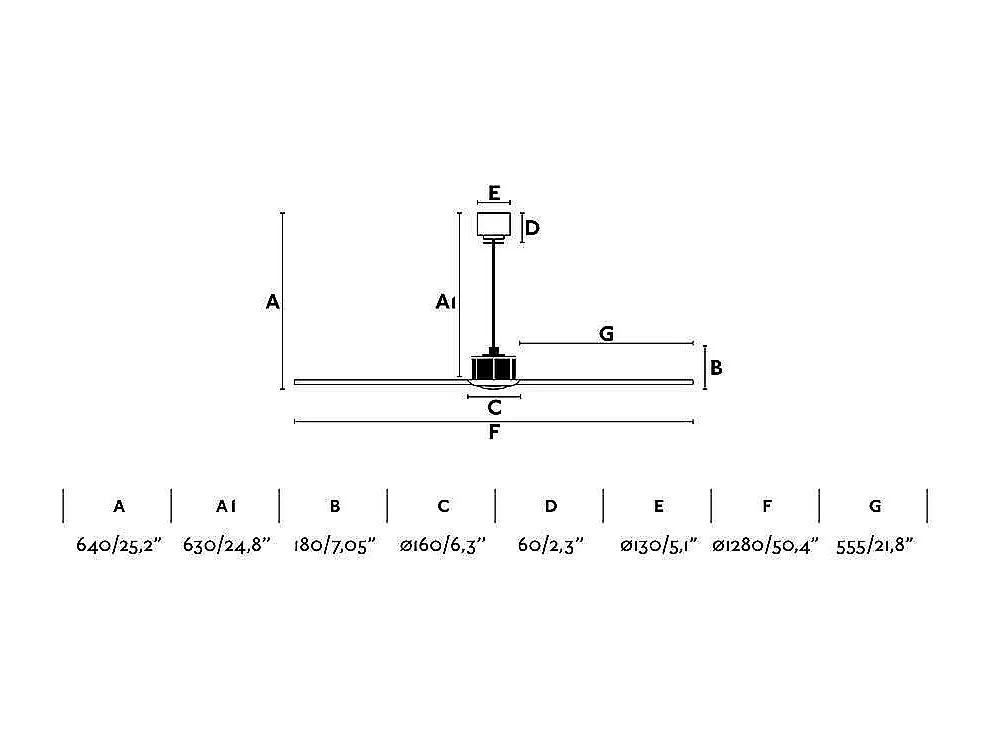 JUST FAN M Alter DC-Lüfter aus Gold/Holz