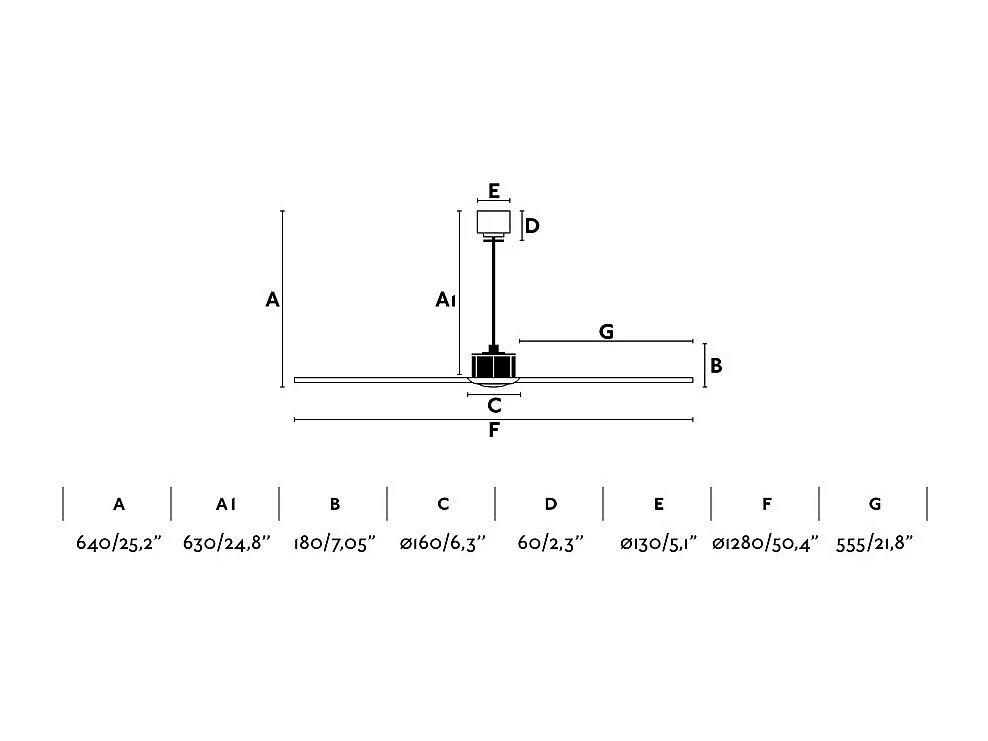 JUST FAN M Alter DC-Lüfter aus Gold/Holz