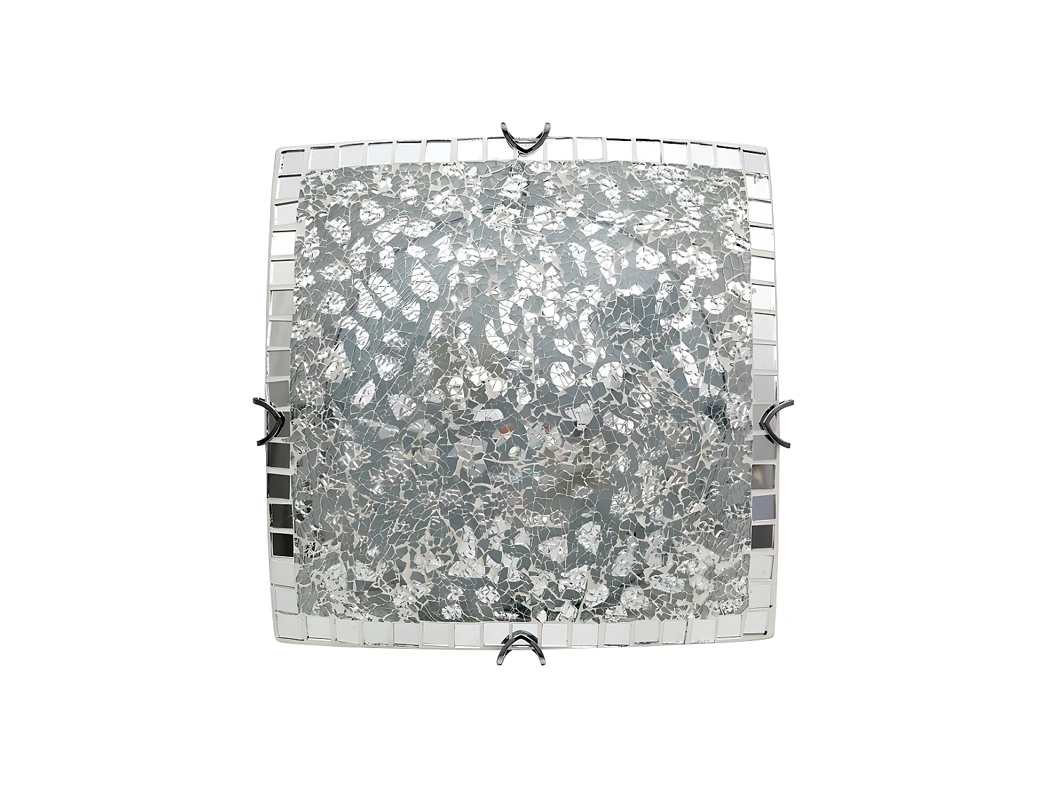 Soffitto quadrato modello Tenor mosaico Cromo FABRILAMP