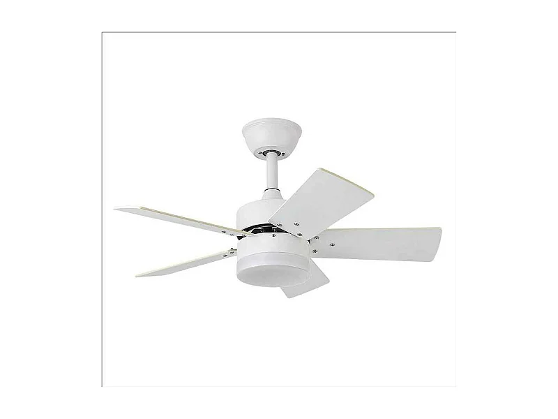 Ventilador Dc Marta Blanco Y Led Integrado 36w Memoria Color