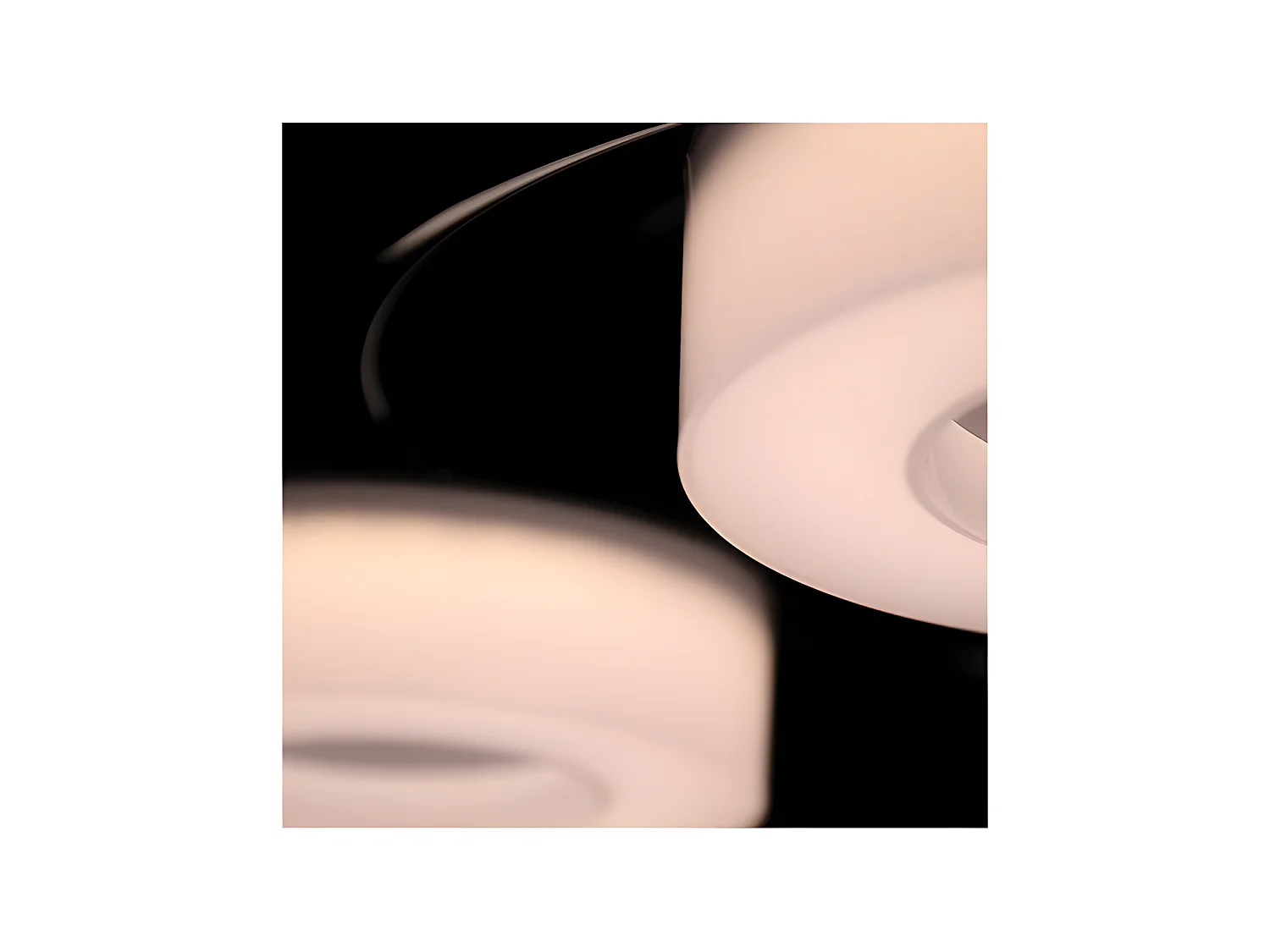 Lampara Plafon Led  En Cromo De La Serie Tokio