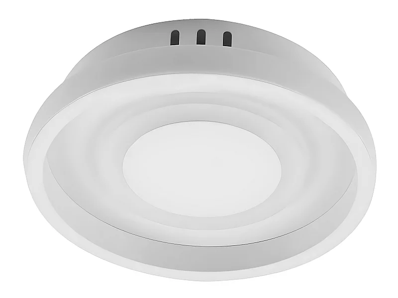 Plafondd circulaire de la série ELMA 20w en BLANC. FABRILAMP