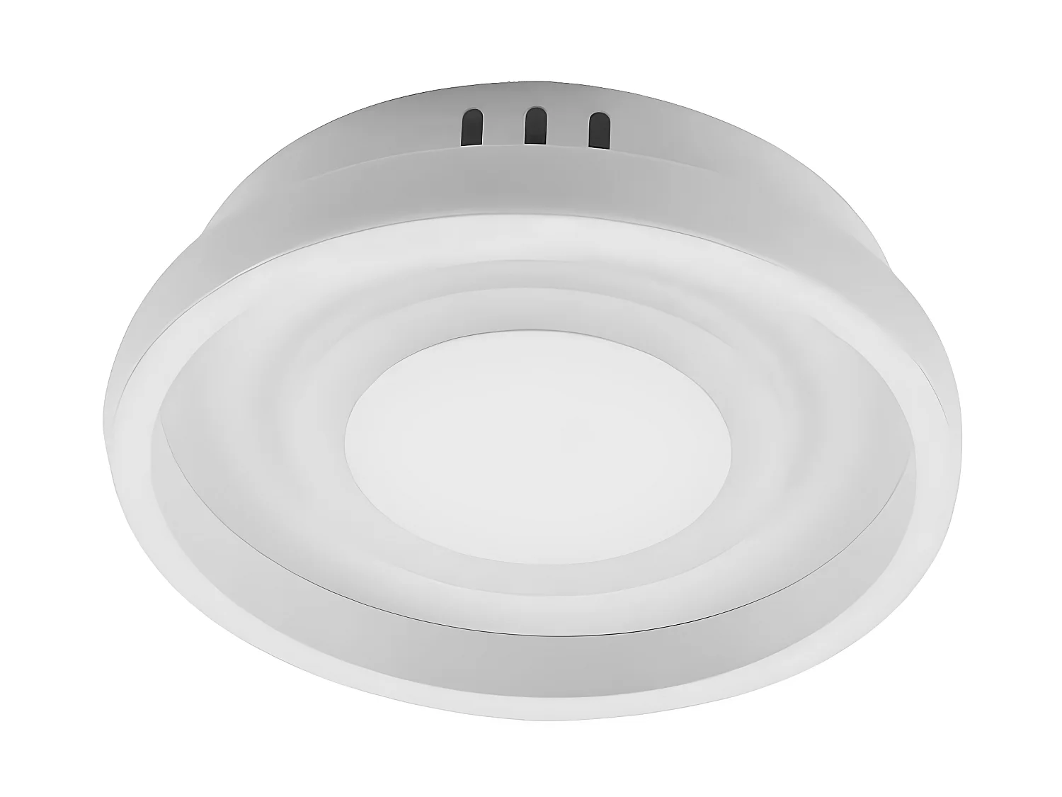 Plafondd circulaire de la série ELMA 20w en BLANC. FABRILAMP