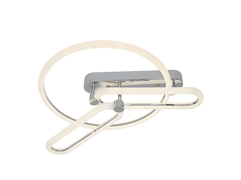 Plafon Led Regulable C. Remoto Modelo Adhara Cromo