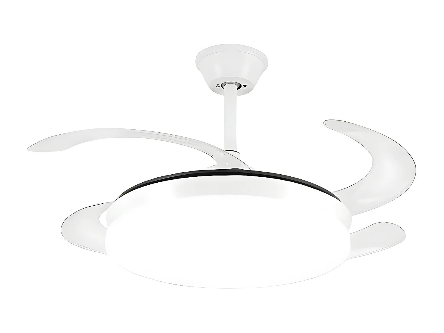 Ventilador Dc Isabella L Blanco Conectividad App Led Memoria Color Akunadecor