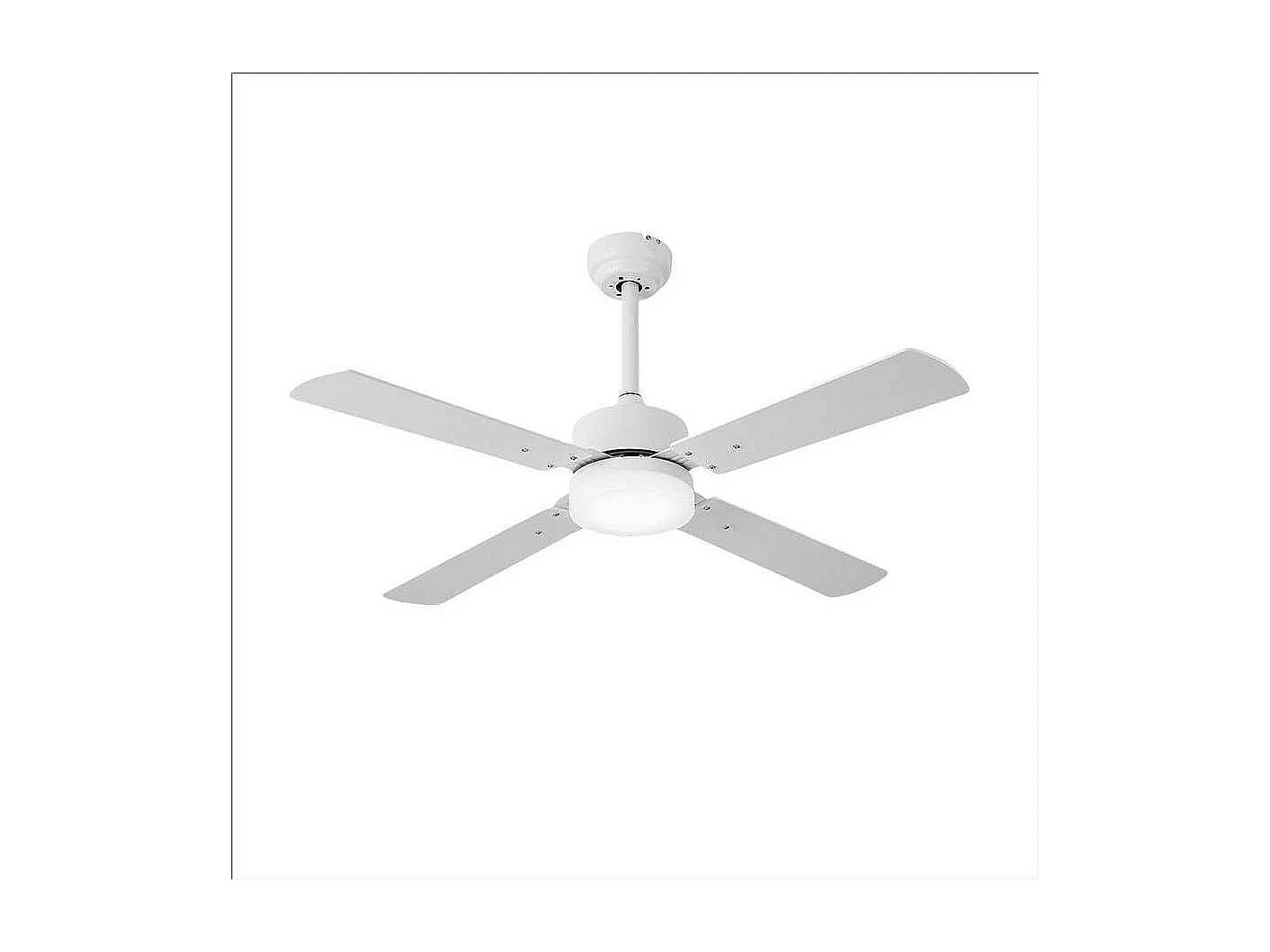Ventilador Dc Hupe Blanco Led Cct Regulable Y Control Remoto