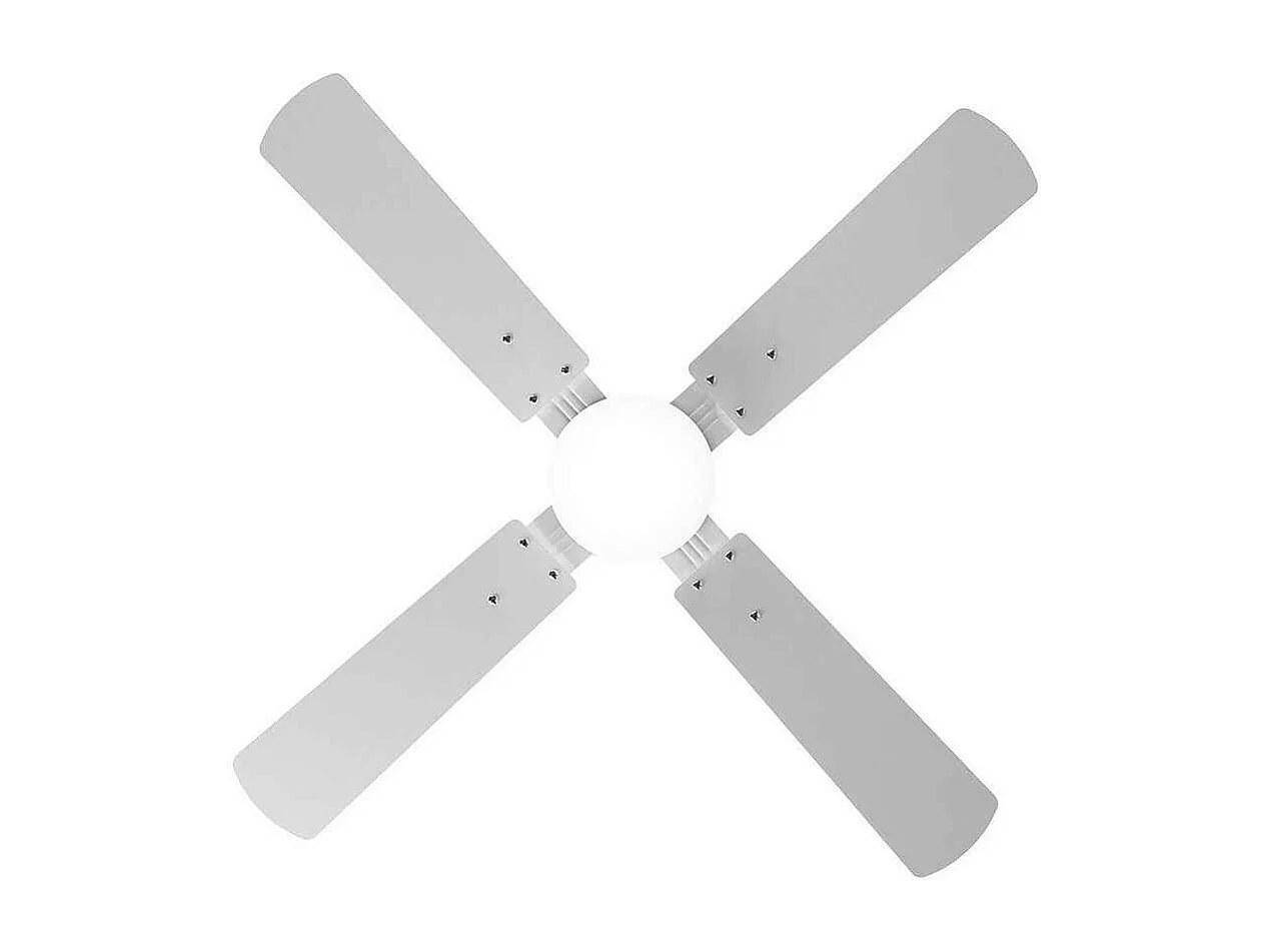 Ventilador Dc Hupe Blanco Led Cct Regulable Y Control Remoto