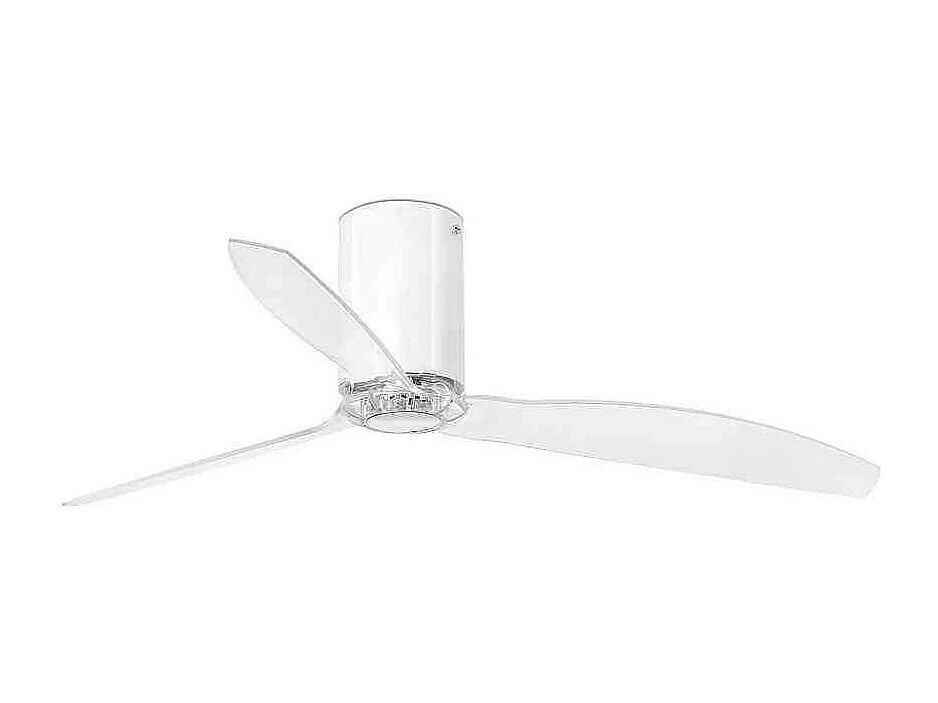 MINI TUBE FAN M Ventilateur DC blanc brillant/transparent