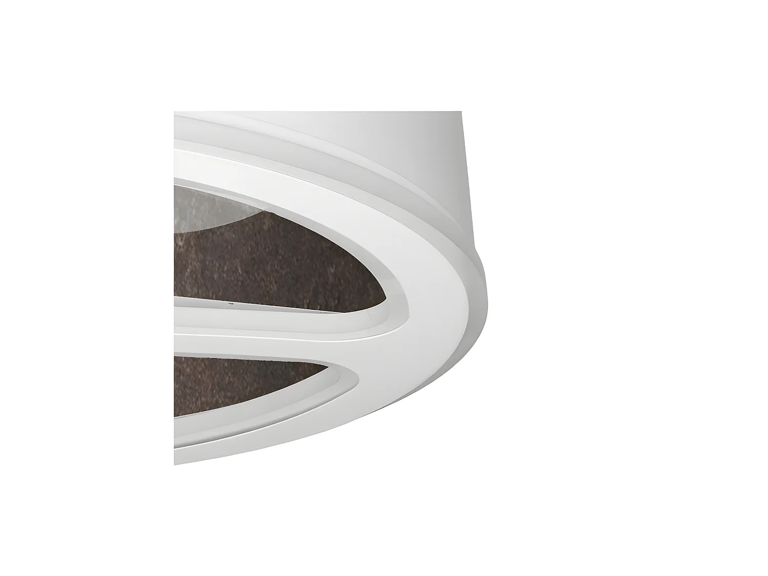 Ventilateur Dc TATIANA blanc oxyde LED intégré 3 températures commande à distance Fabrilamp