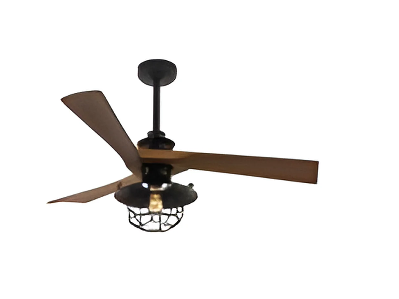 VULTURNO DC ventilateur noir E27 télécommande avec minuterie Fabrilamp