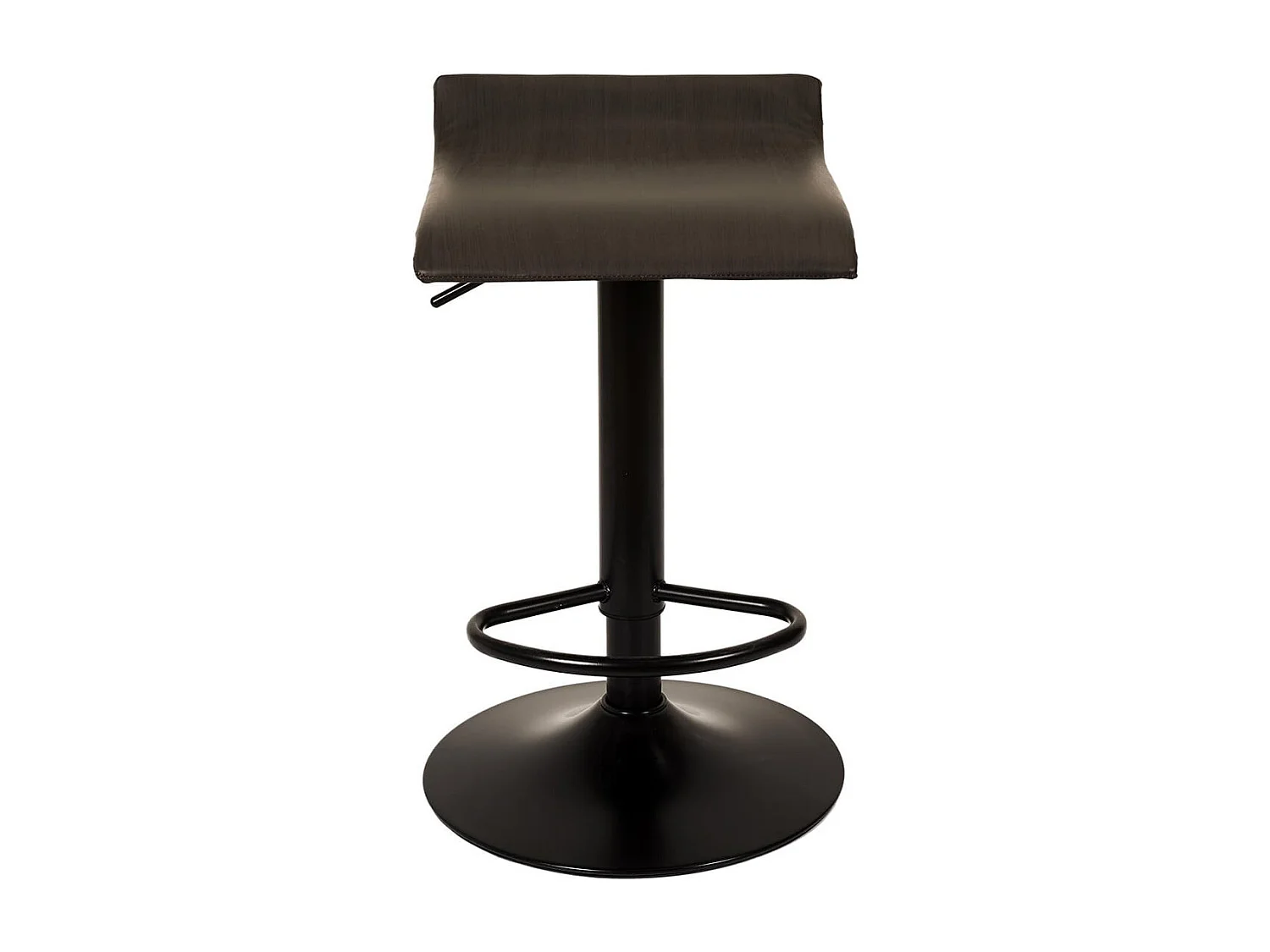 BOLY - Lot de 6 Tabourets Simili Cuir Marron Foncé