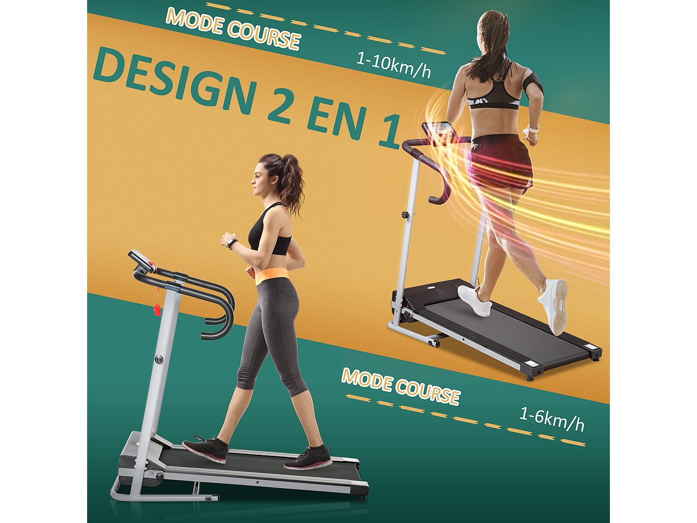Tapis De Course électrique Pliable Peu Encombrant T202