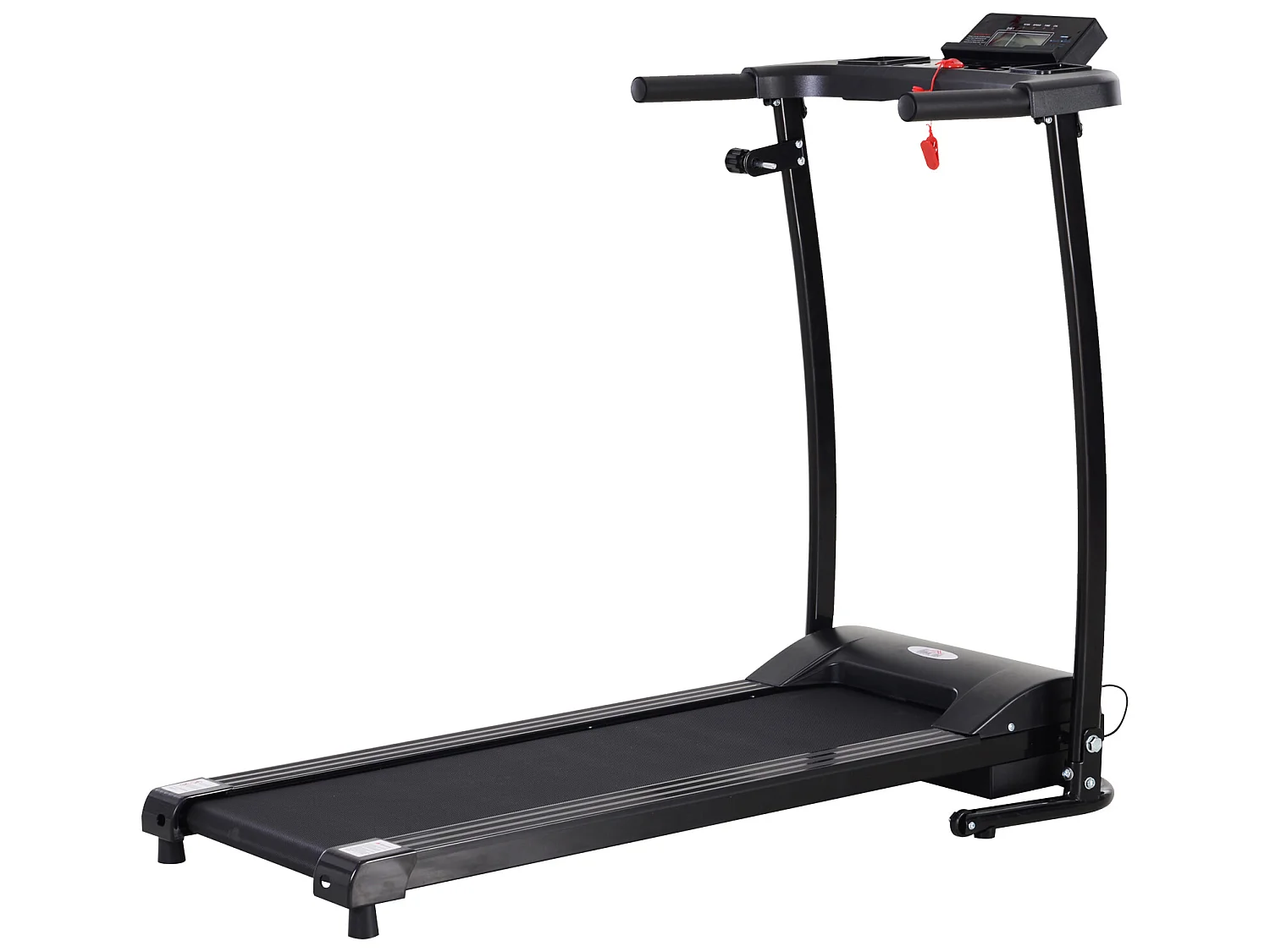 Tapis électrique de course pliable 1-9 Km/h 500 W écran LCD 3 programmes noir
