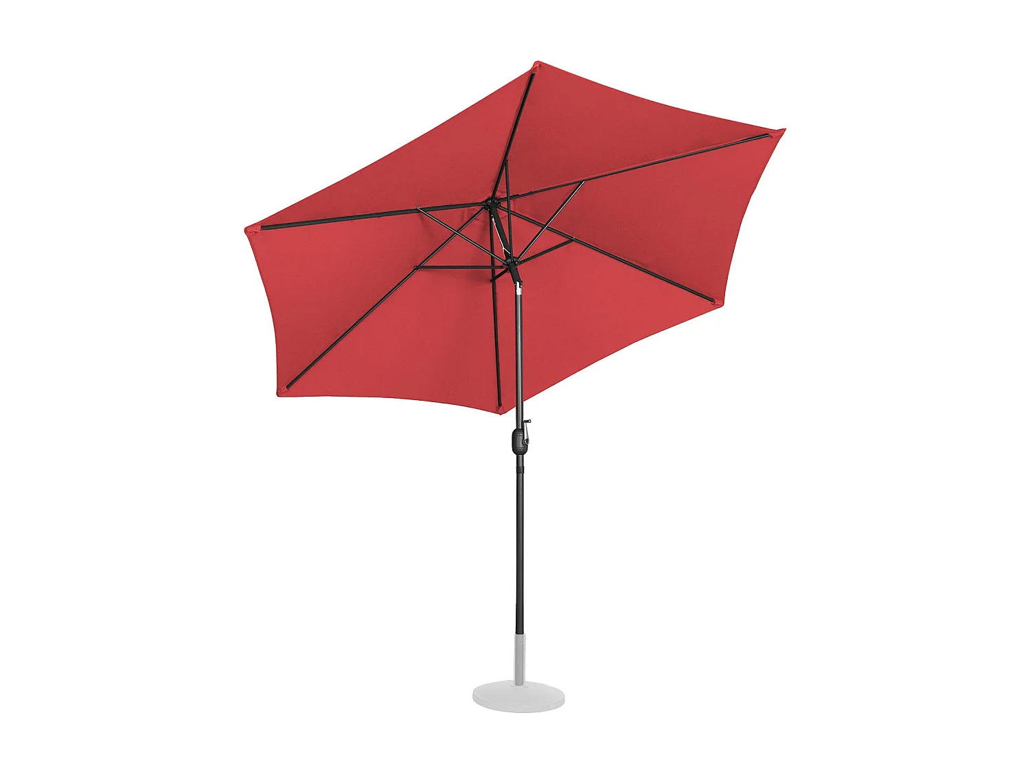 Parasol de terrasse hexagonal bordeaux 294 x 294 x 248 cm 14_0007556