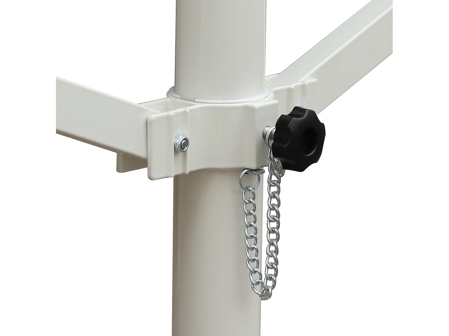 Store double pente manuel rétractable inclinaison réglable métal époxy blanc polyester imperméabilisé anti-UV gris dim. 3,95L x 2,98l x 2,55H m