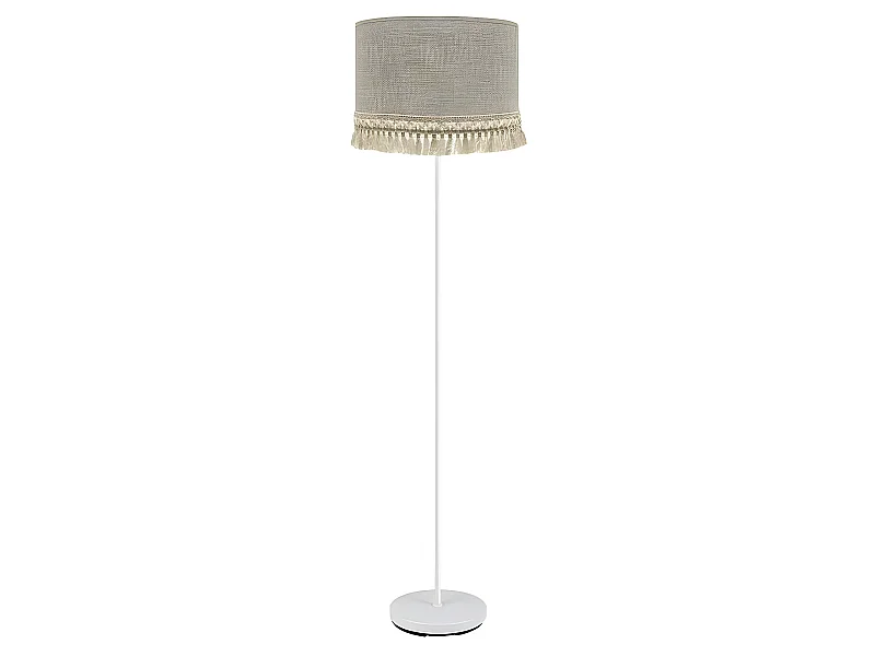Lampadaire fini en modèle Blanc/beige Vera FABRILAMP