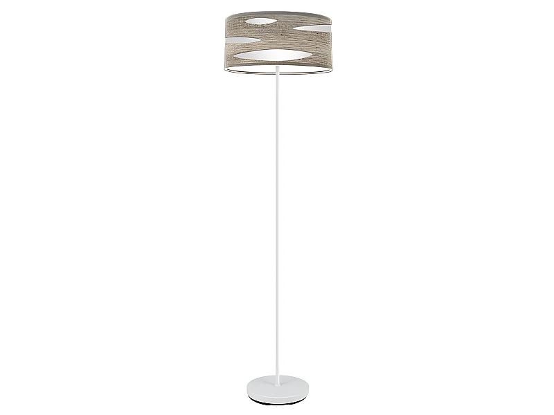 Lampe Pie Salon d'un modèle léger Odra bois Gris FABRILAMP