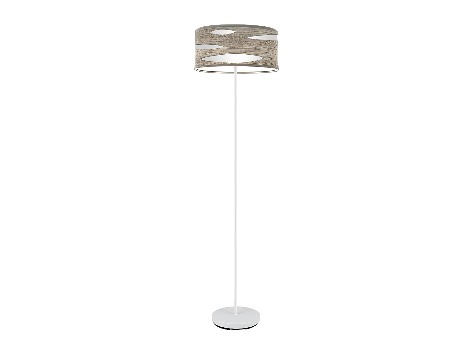 Lampe Pie Salon d'un modèle léger Odra bois Gris FABRILAMP