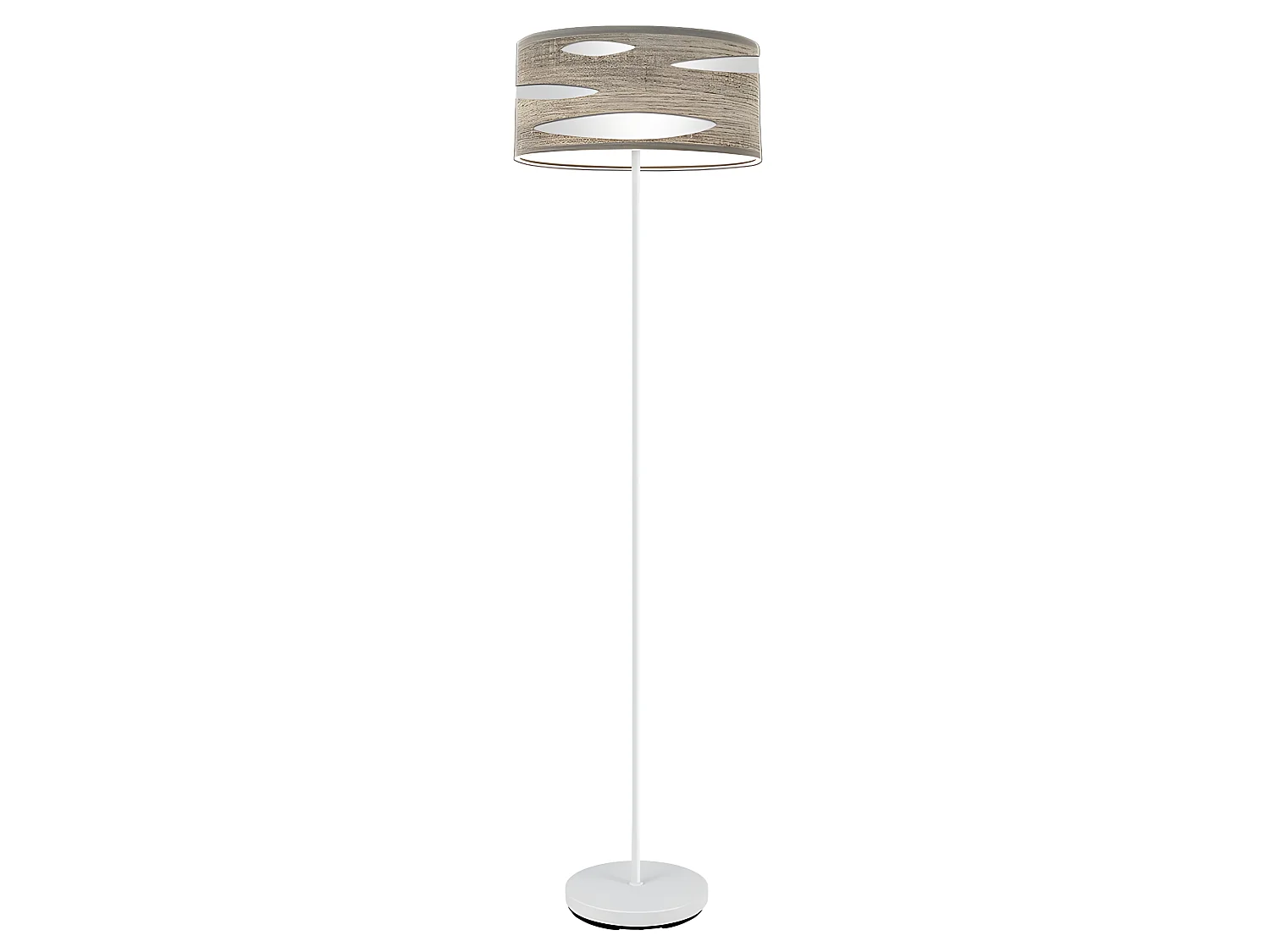 Lampe Pie Salon d'un modèle léger Odra bois Gris FABRILAMP