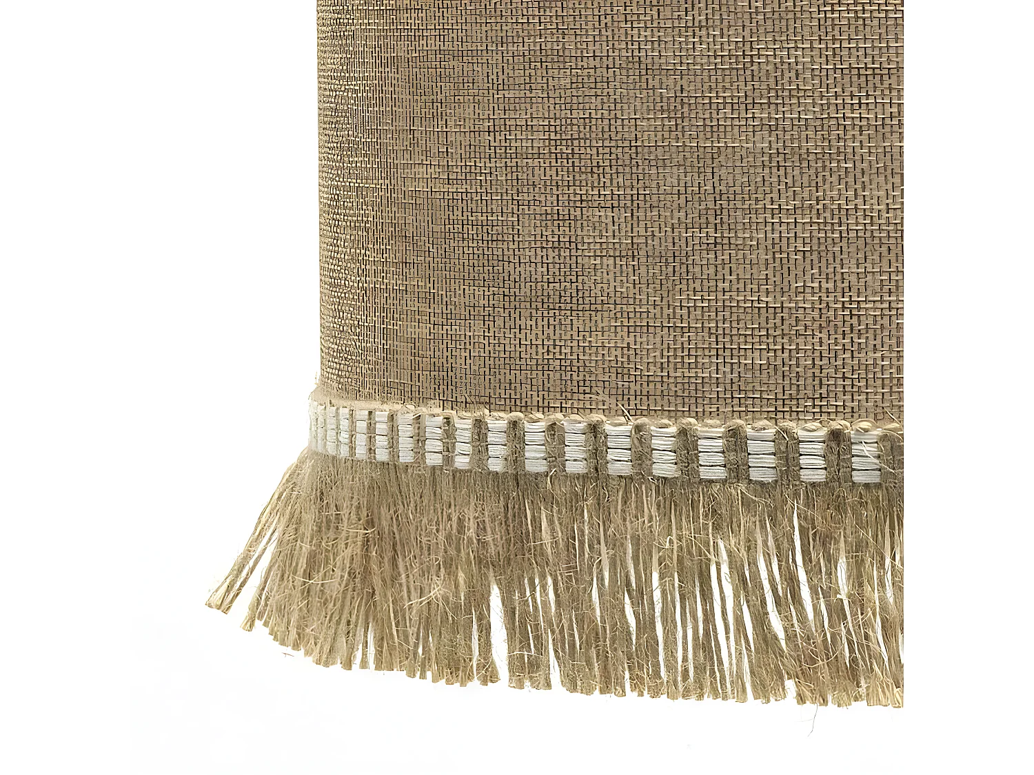 Piedino SALON modello Sibilla in Pelle con paravento RUSTICA FABRILALMP