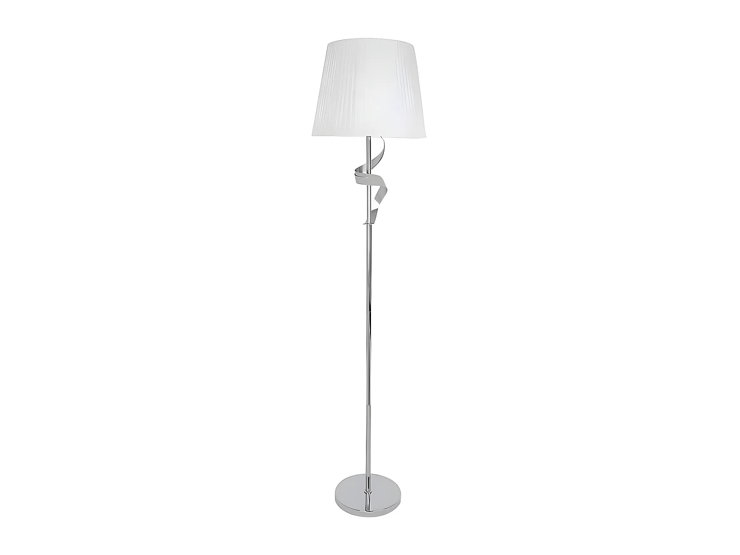 Salon Foot SERIE Baeza en écran blanc chromé FABRILAMP