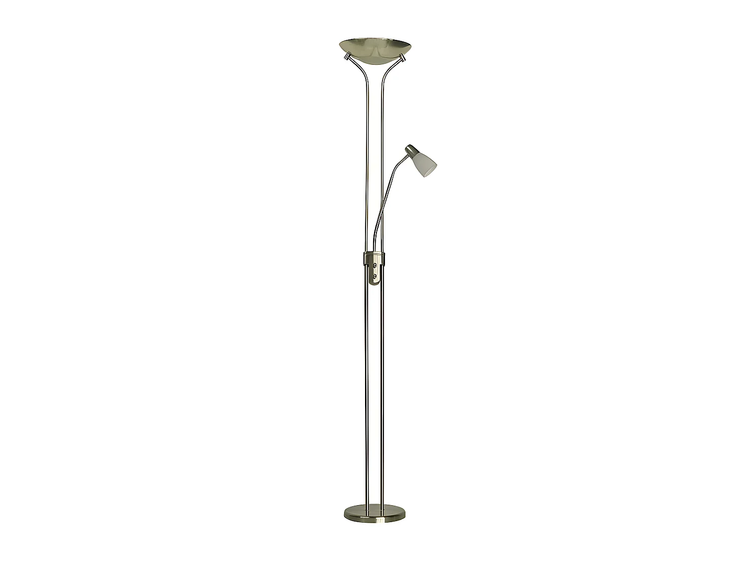 Salon Foot modèle ROSS cuir avec point de lecture FABRILAMP